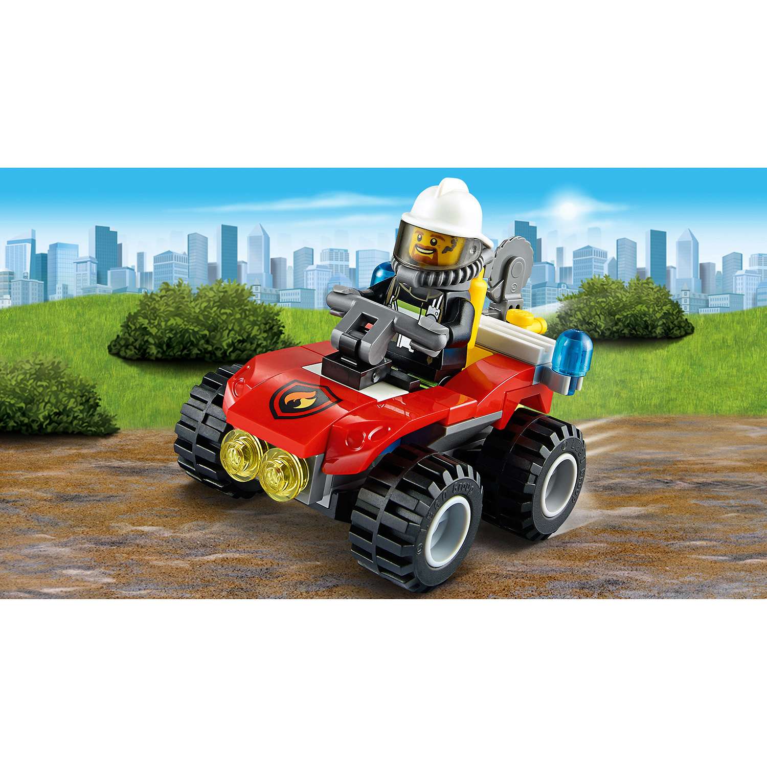 Конструктор LEGO City Fire Пожарный квадроцикл (60105) - фото 6
