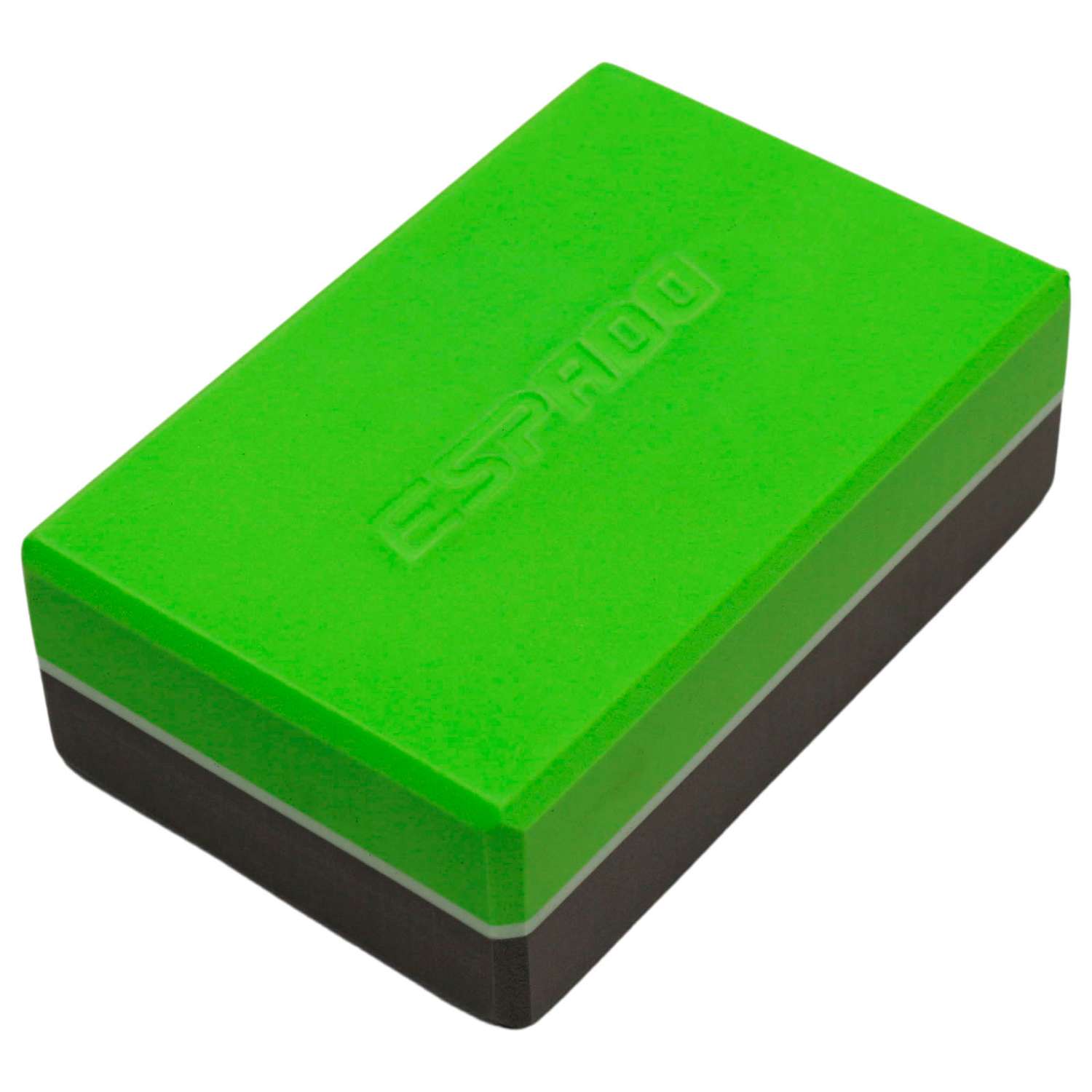 Блок для йоги Espado серо-зеленый ES2722 - фото 3