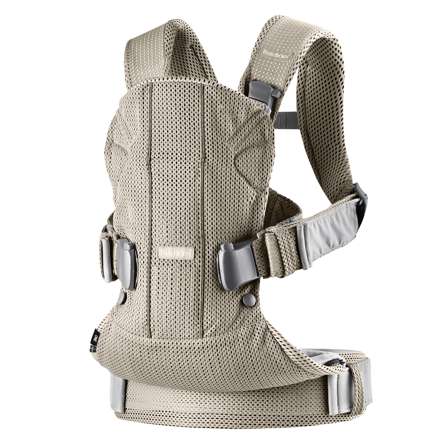 Рюкзак BabyBjorn One Mesh Серый-Бежевый 0980.02 - фото 1