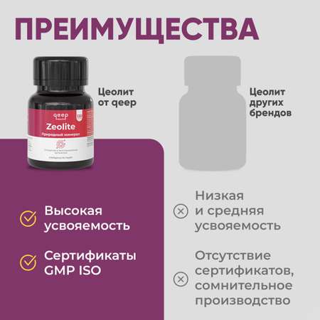 Цеолит qeep таблетки для похудения и иммунитета