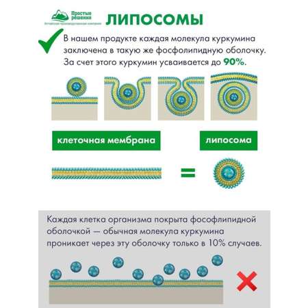 Концетраты пищевые Алтайские традиции Липосомальный куркумин Для сердца с ликопином веган 60 капсул