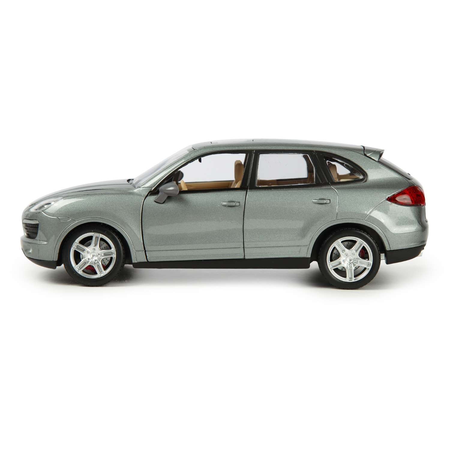 Машинка Mobicaro 1:24 Porsche Cayenne Серебристо-серая 68241A 68241A - фото 3