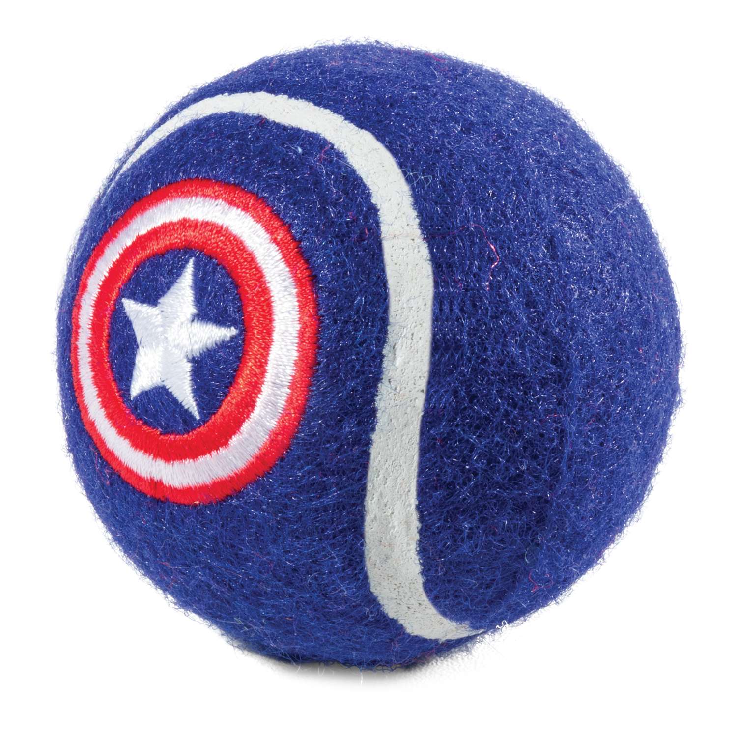 Игрушка для собак Triol Disney Marvel Капитан Америка Мяч теннисный 12191173 - фото 1