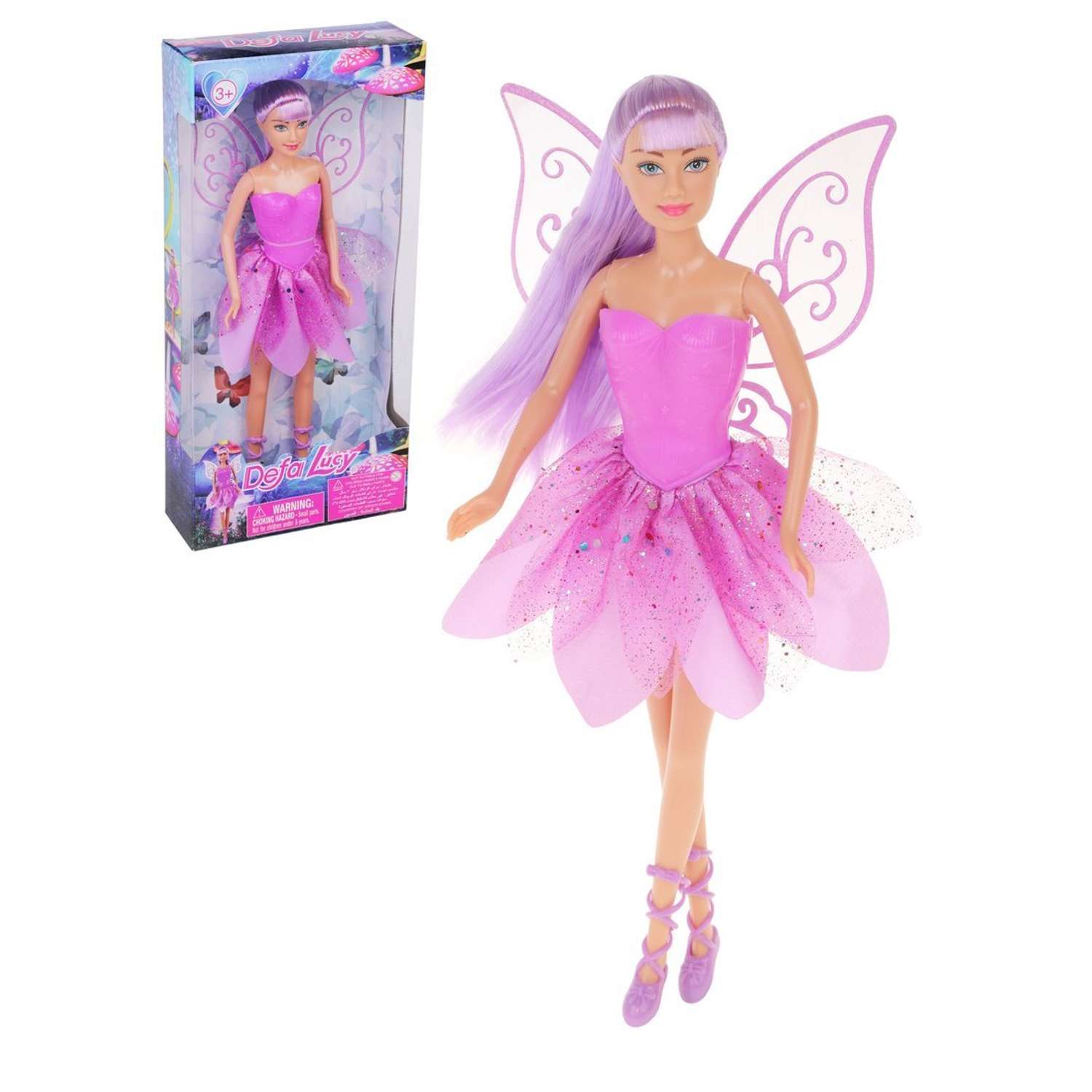 Кукла Фея Lucy Наша Игрушка с крылышками 61433 - фото 1