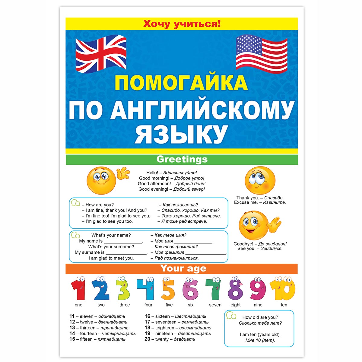 Буклет Открытая планета Помогайка по английскому языку начальный уровень  купить по цене 143 ₽ в интернет-магазине Детский мир