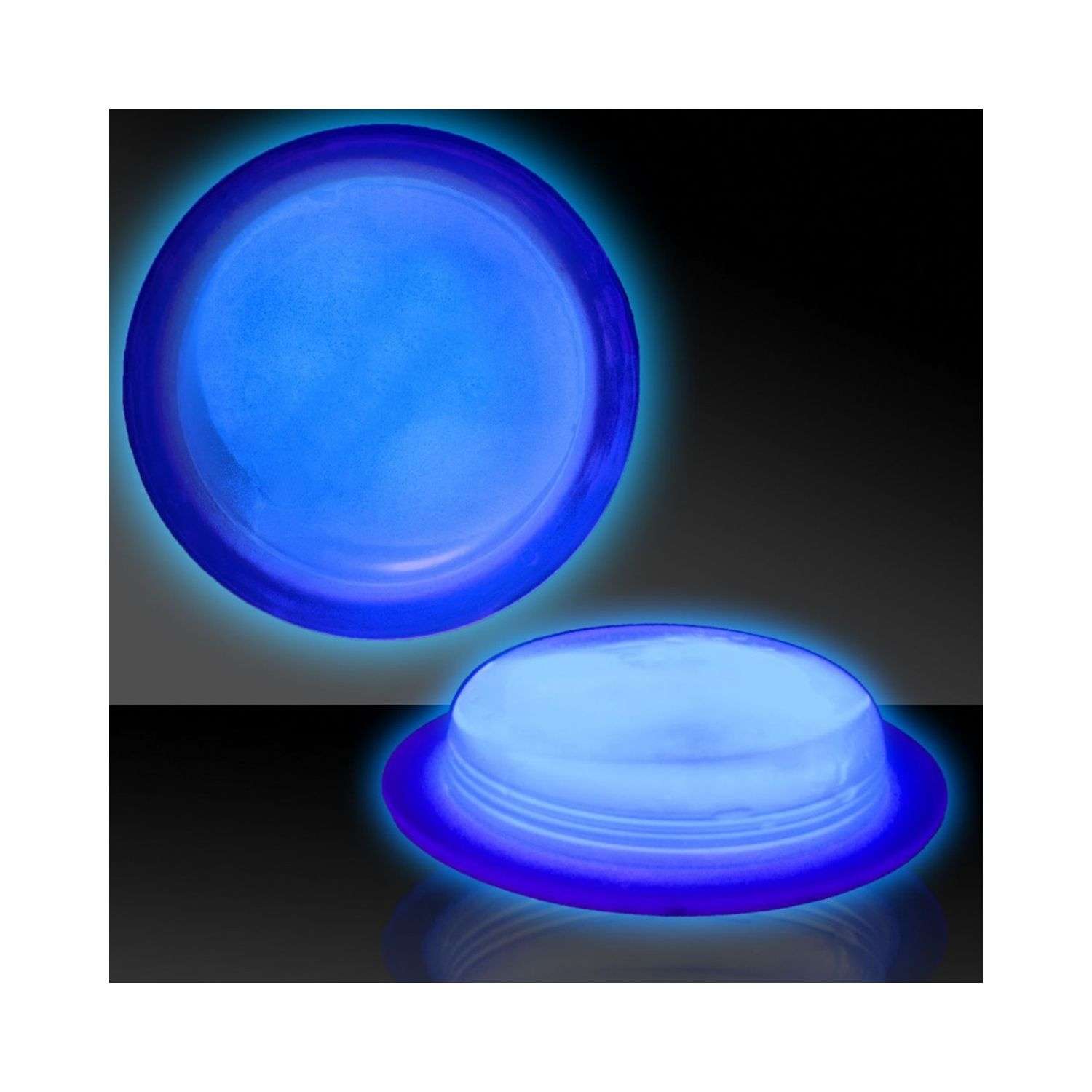 Значок Uniglodis Светящийся круглый синий 05411138 - фото 2