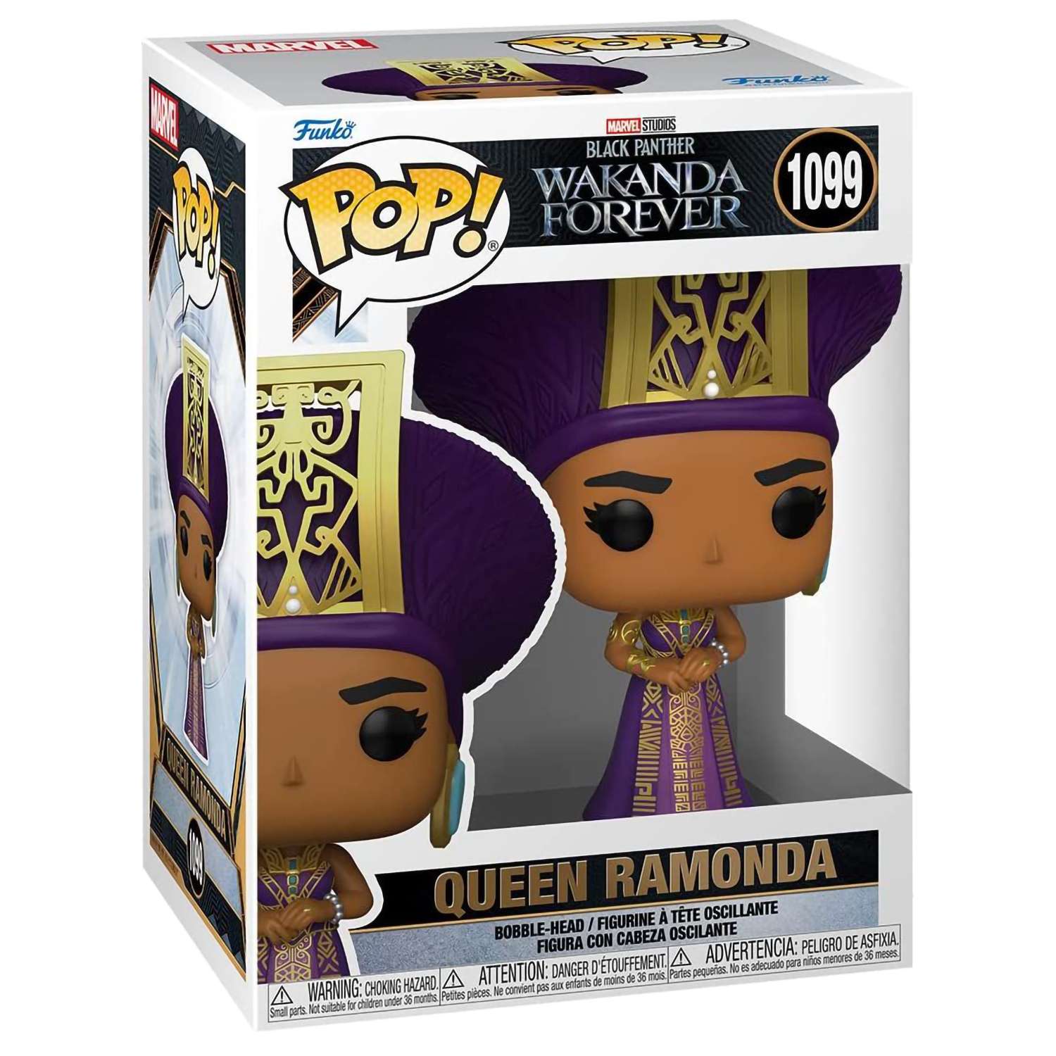 Фигурка Funko POP! Bobble Marvel Black Panther Wakanda Forever Queen Ramonda (1099) 63945 - фото 2