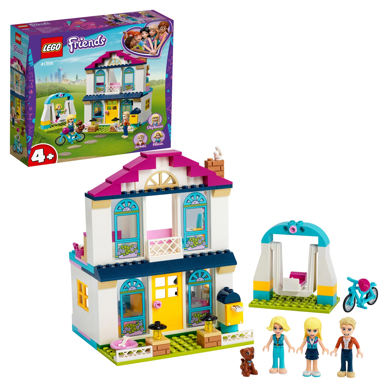 Конструктор LEGO Friends Дом Стефани 41398 купить по цене 499 ₽ в  интернет-магазине Детский мир