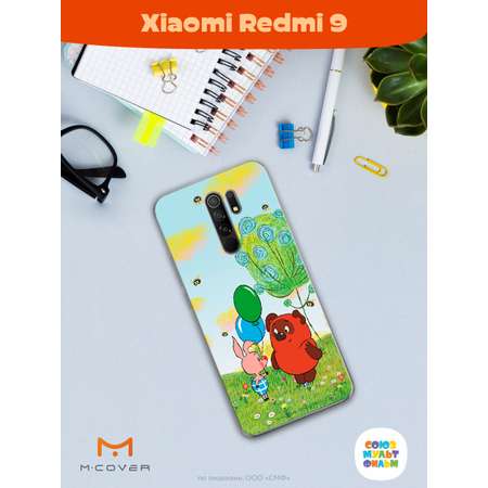 Силиконовый чехол Mcover для смартфона Xiaomi Redmi 9 Союзмультфильм Лучшие друзья