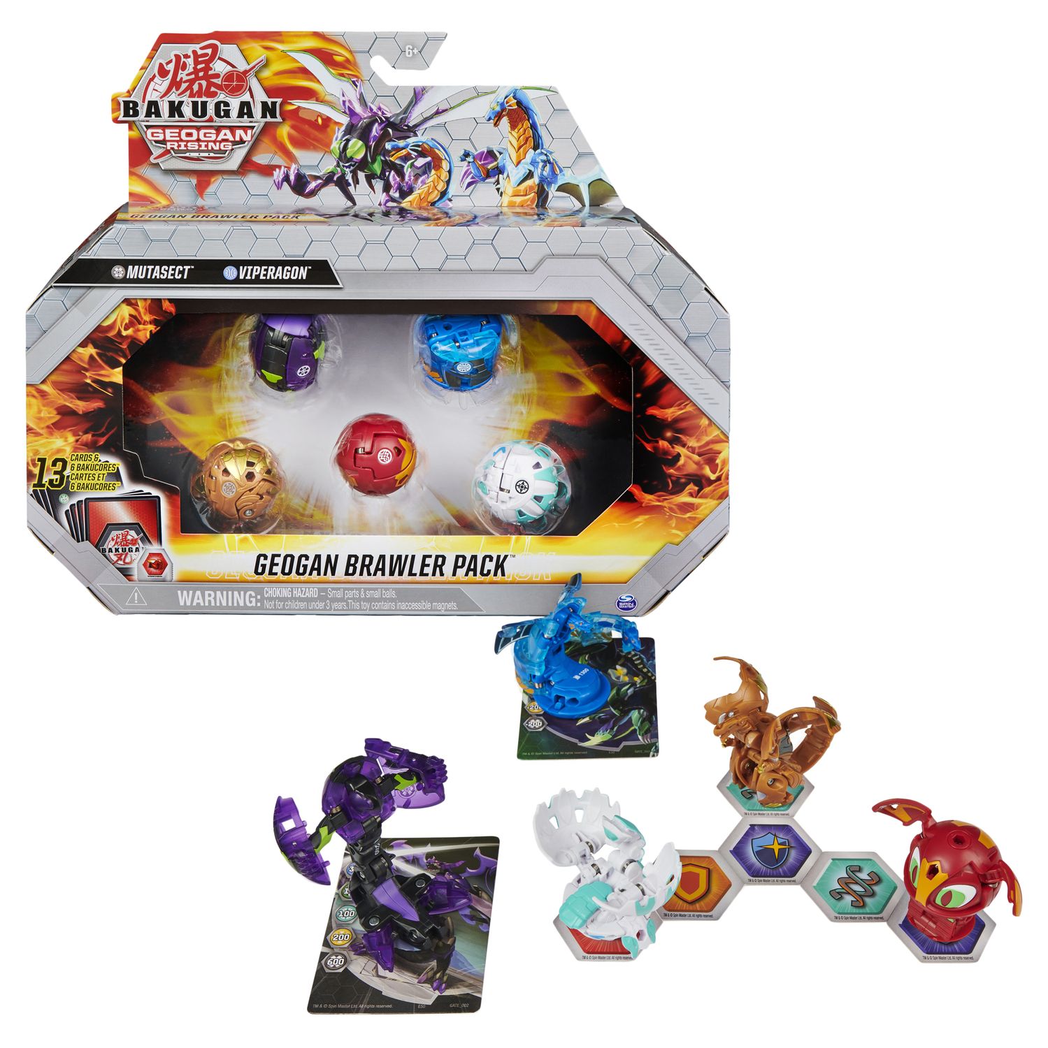 Набор игровой Bakugan Сражение с геоганами 1 6061239 купить по цене 2279 ₽  в интернет-магазине Детский мир