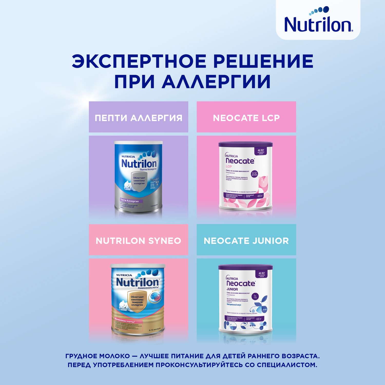 Смесь сухая Nutrilon Пепти Гастро 450г с 0 месяцев - фото 10