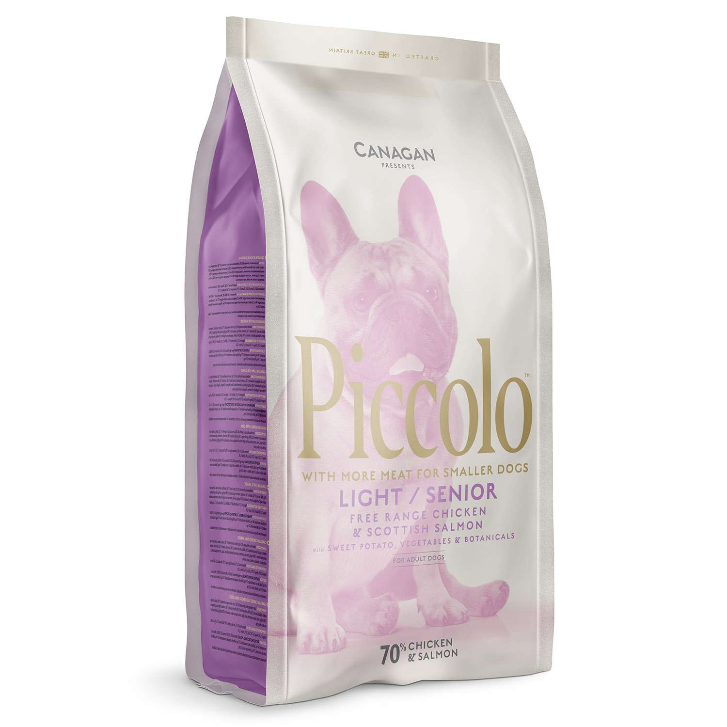 Корм для собак Piccolo пожилых с избыточным весом мелких пород цыпленок 750г - фото 1