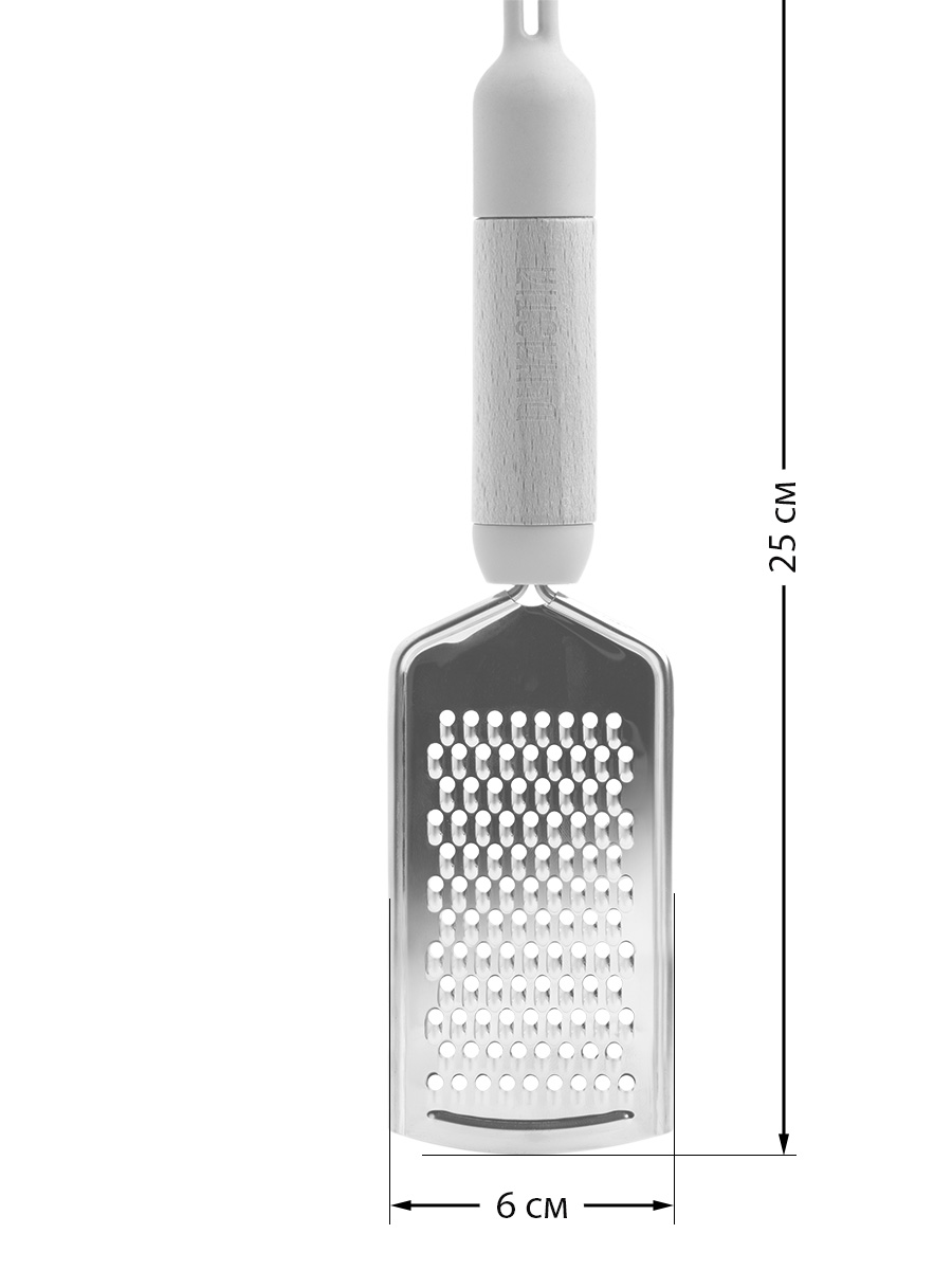 Терка DeNASTIA на деревянной ручке из бука мятный - фото 8