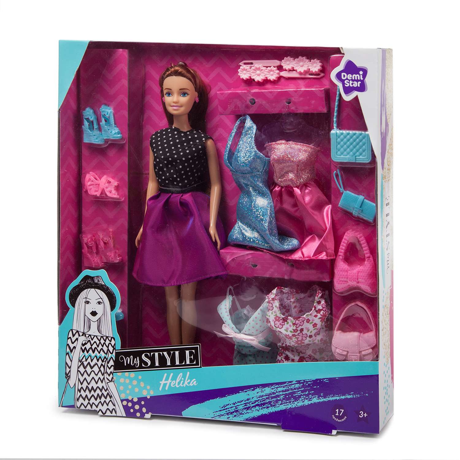 Набор с модельной куклой Demi Star Модница 99087 - фото 10