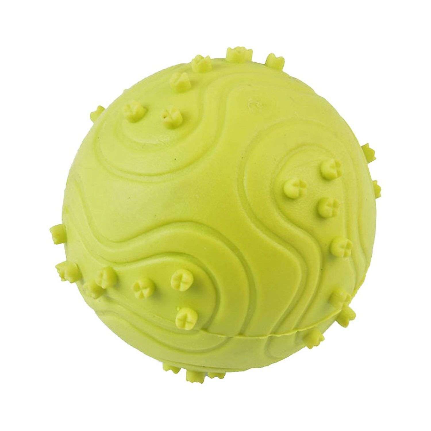 Игрушка для собак Keyprods Мяч пищалка салатовый - фото 1