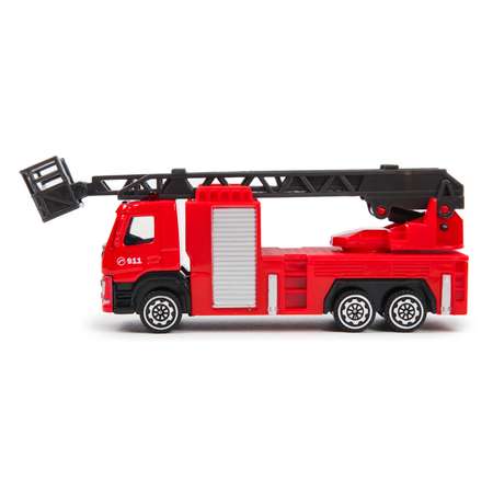 Машина MSZ 1:72 Aerial ladder fire truck Красная 37394