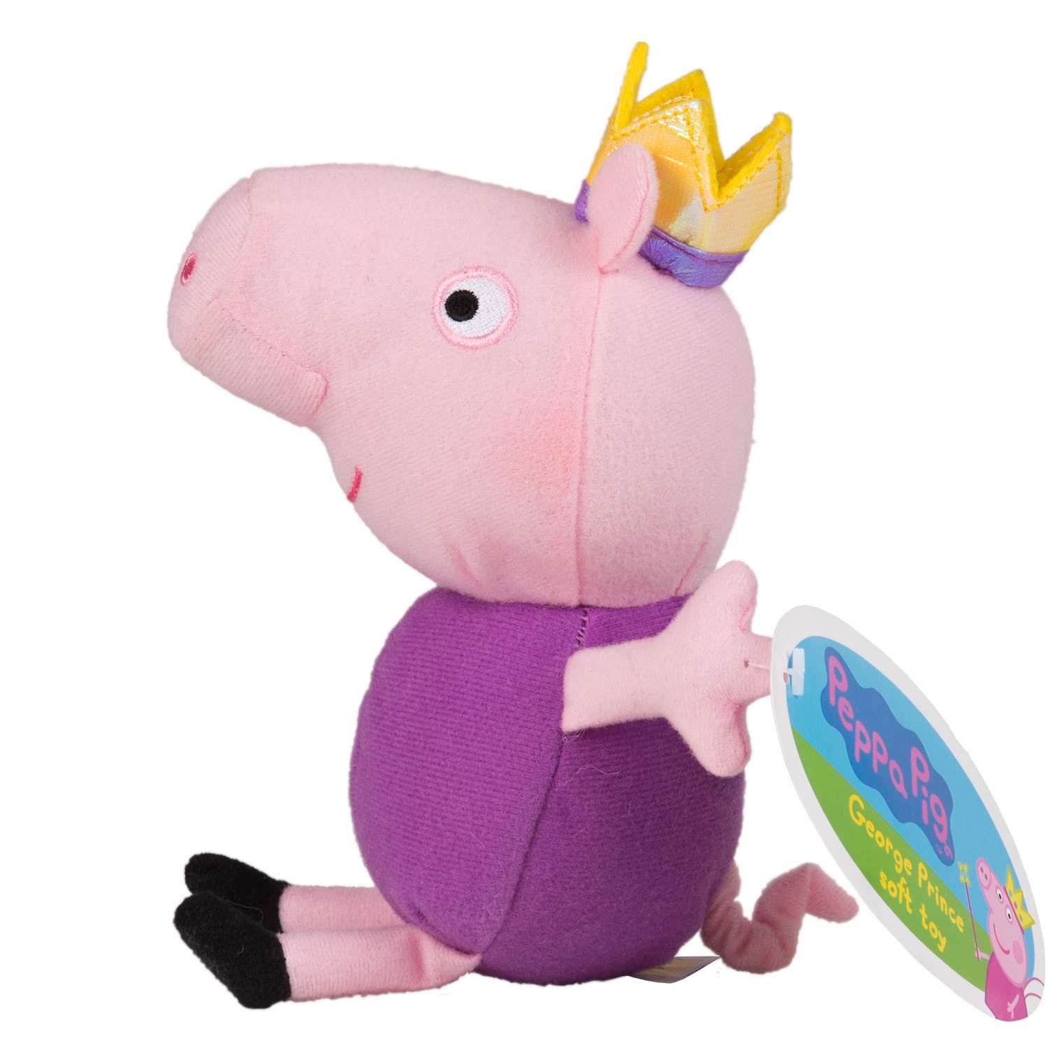 Игрушка мягкая Свинка Пеппа Pig Джордж принц 31150 - фото 2