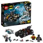 Конструктор LEGO DC Comics Super Heroes Гонка на мотоциклах с Мистером Фризом 76118