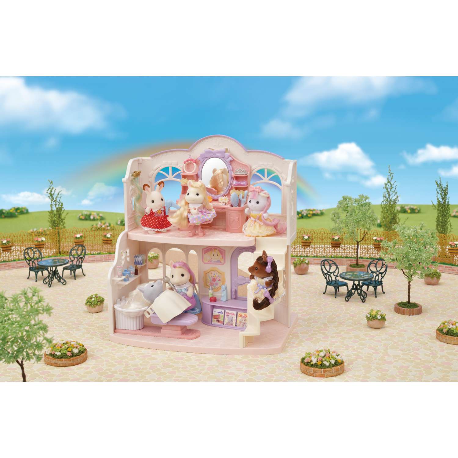 Набор Sylvanian Families Салон красоты Пони 5642 купить по цене 64990 ₸ в  интернет-магазине Детский мир