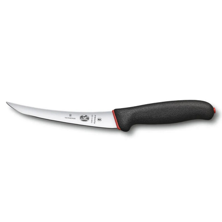 Нож кухонный Victorinox Fibrox 5.6613.15D стальной обвалочный лезвие 150 мм прямая заточка черный