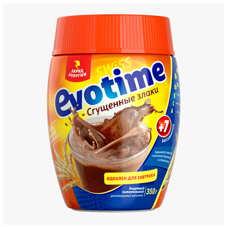 Злаковый напиток Evotime сгущенные злаки Питательный завтрак 350 г