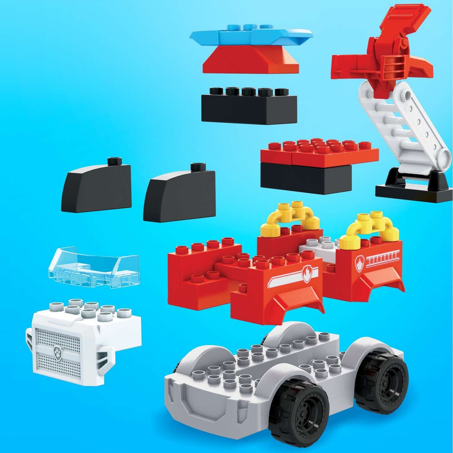 Конструктор Mega Bloks Щенячий патруль Маршал спешит на помощь GYJ01 - фото 8