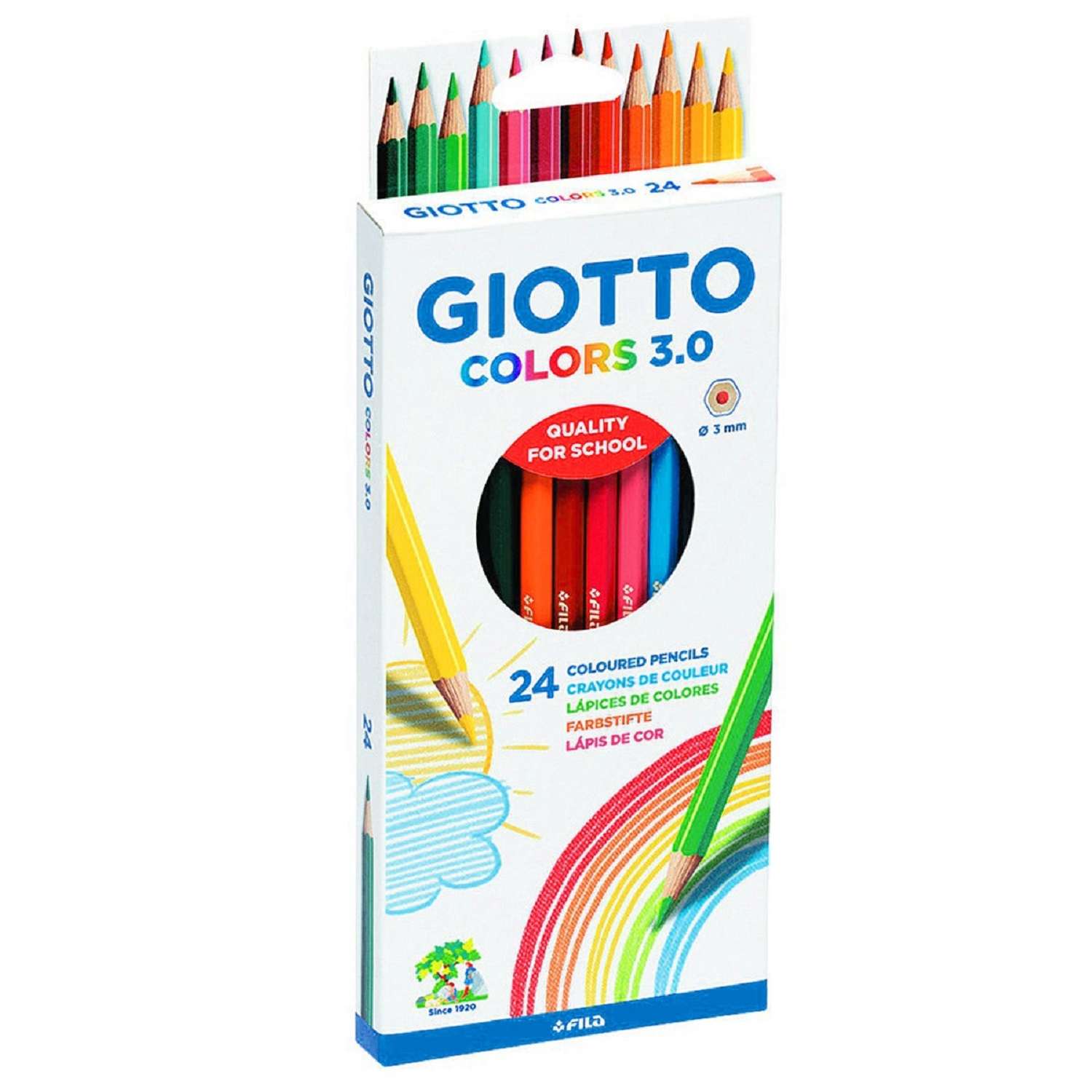 Карандаши цветные GIOTTO Colors 24шт 276700 - фото 1