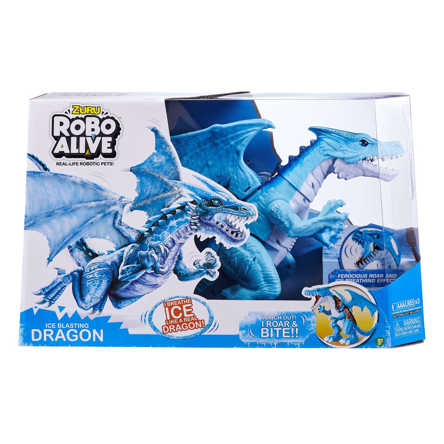 Игрушка Zuru ROBO ALIVE Дракон Синий 7115B - фото 6