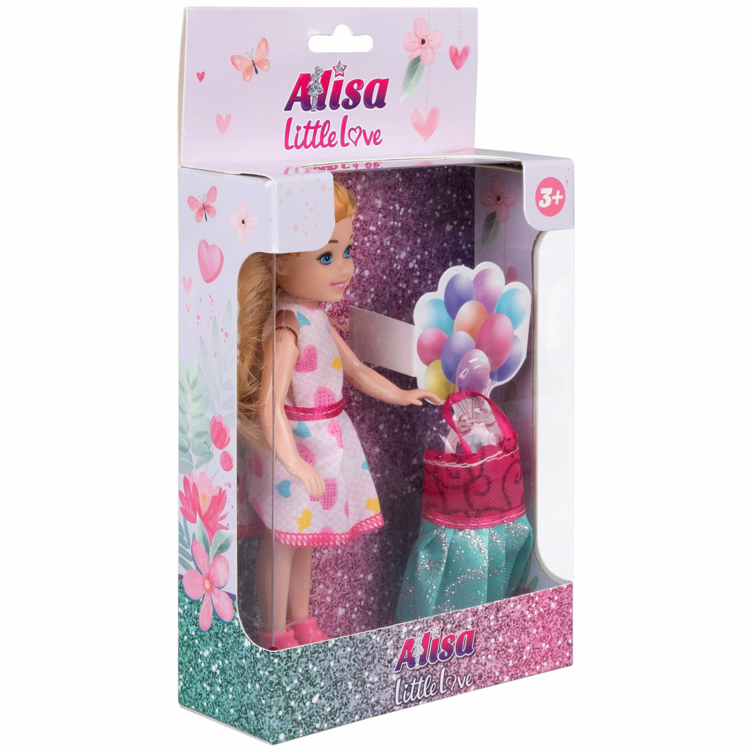 Кукла детская 1TOY Alisa Little Love блондинка с длинными волосами с одеждой мини 14 см Т24375 - фото 6