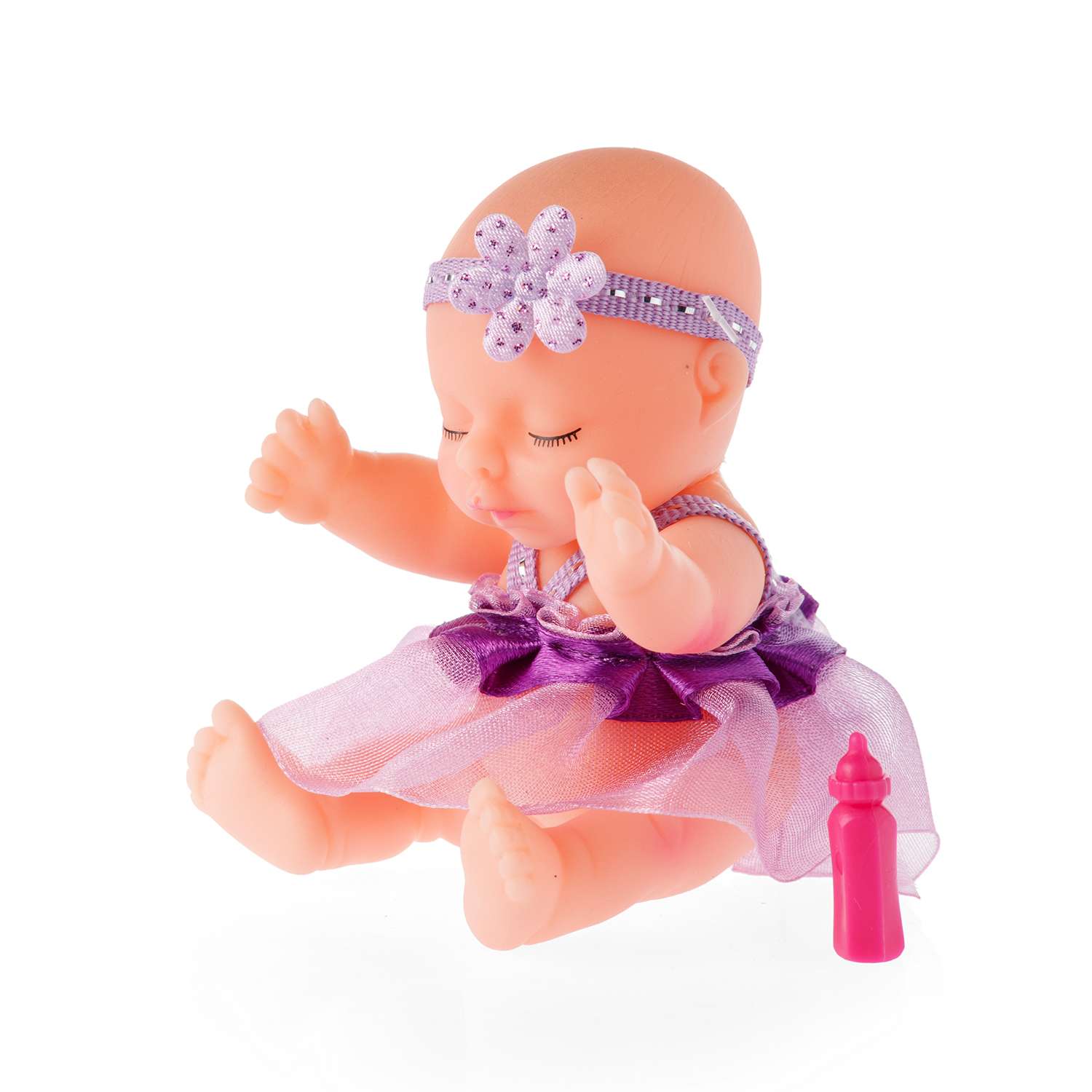 Кукла BABY STYLE Tutu Love в шаре фиолетовый в шелковом сарафане 8211/фиолетовый - фото 4
