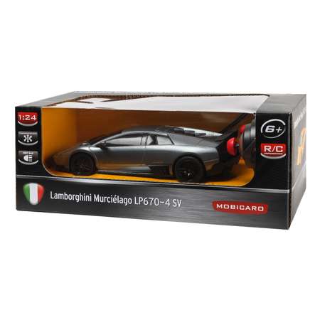 Машинка Mobicaro РУ 1:24 Lamborghini LP670 Серая YS033881-G