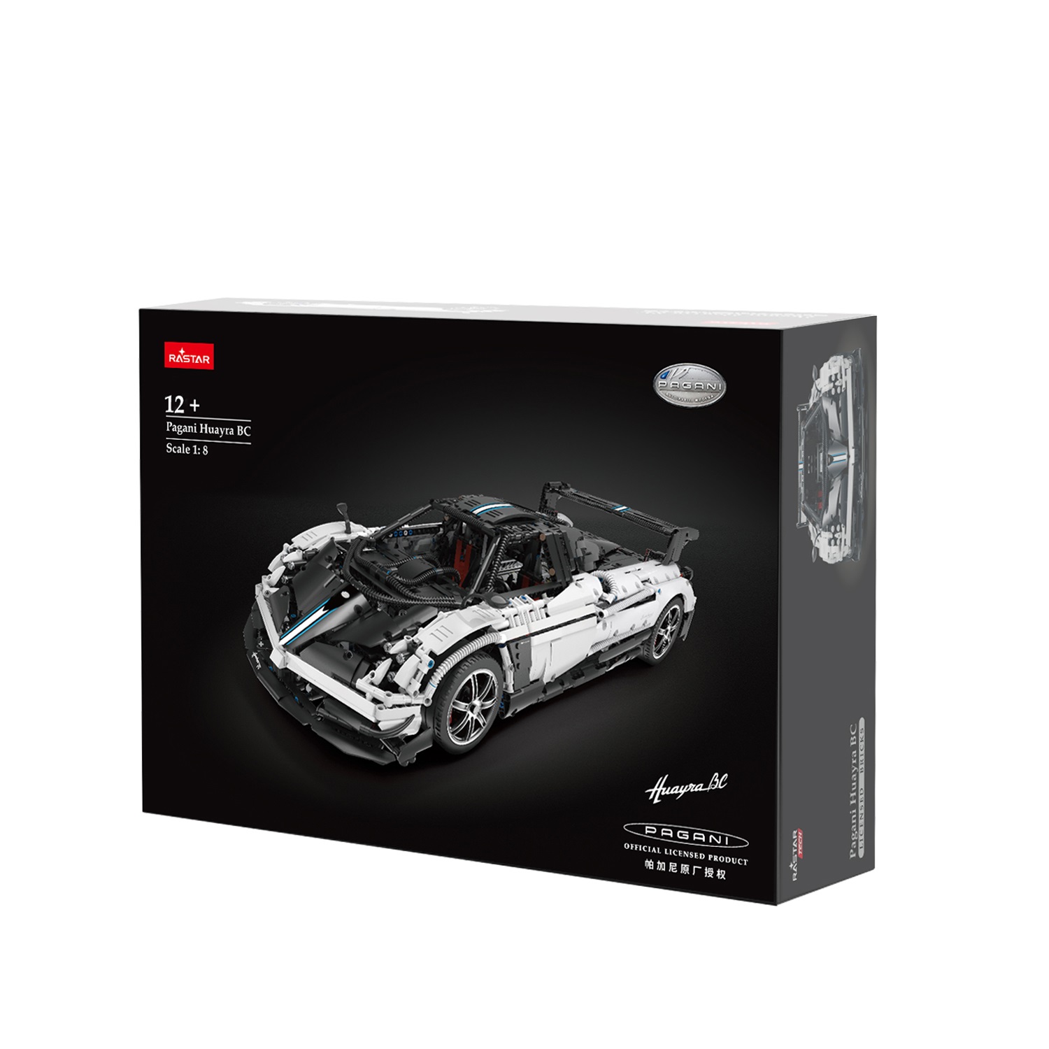 Конструктор Rastar 1:8 Pagani Huayra BC Белый 2934 элементов купить по цене  6999 ₽ в интернет-магазине Детский мир