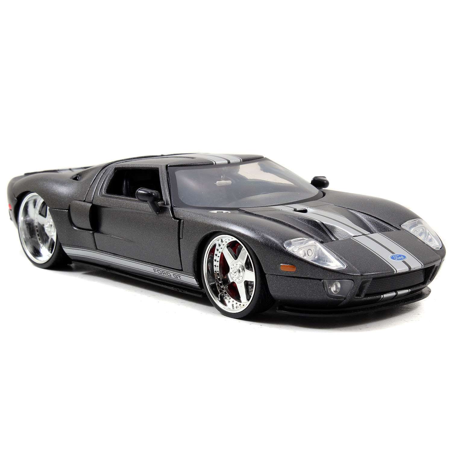 Машина Jada 1:24 Ford GT 2005 Серая 97771 97771 - фото 1