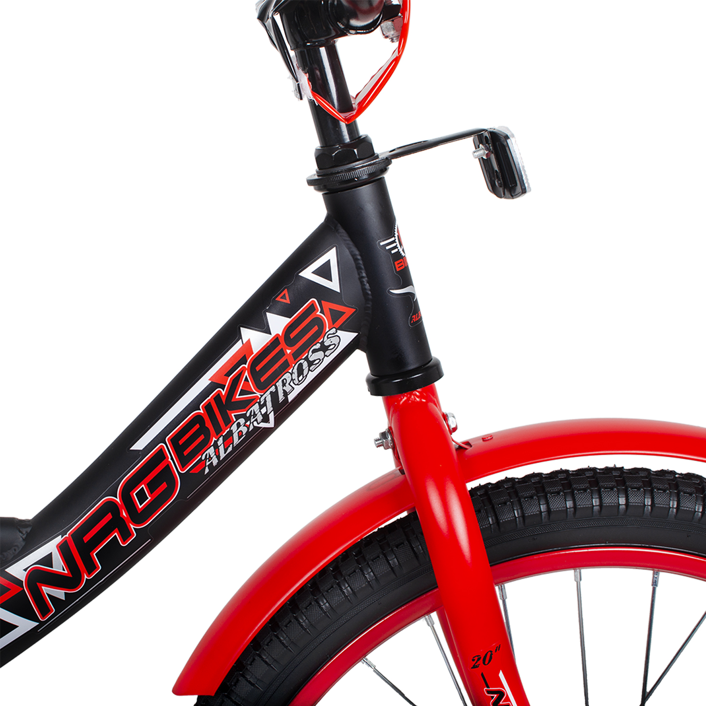 Велосипед NRG BIKES Albatross 20 black-red - фото 20