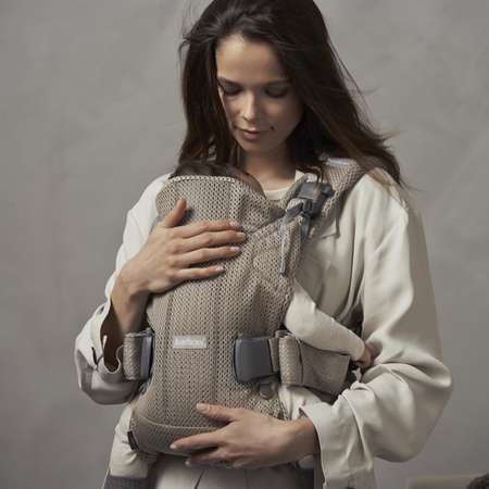 Рюкзак BabyBjorn One Mesh Серый-Бежевый 0980.02