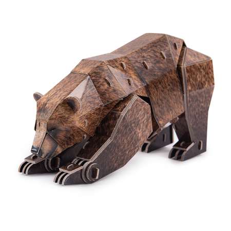 Сборные модели REZARK 3D бурый медведь ANM-03