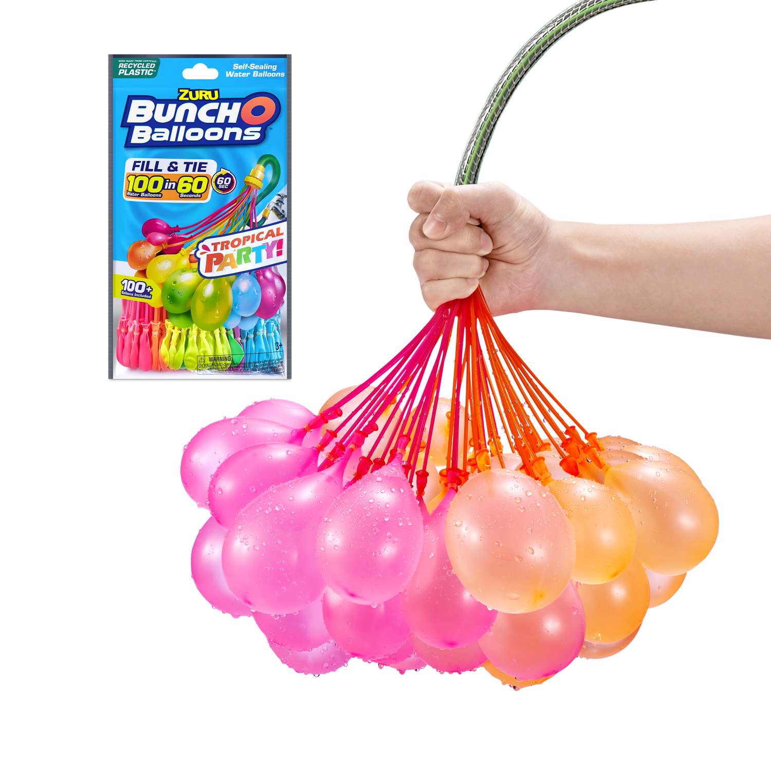 Водные шары-бомбочки Bunch O Balloons 100+ шаров 56480 - фото 2