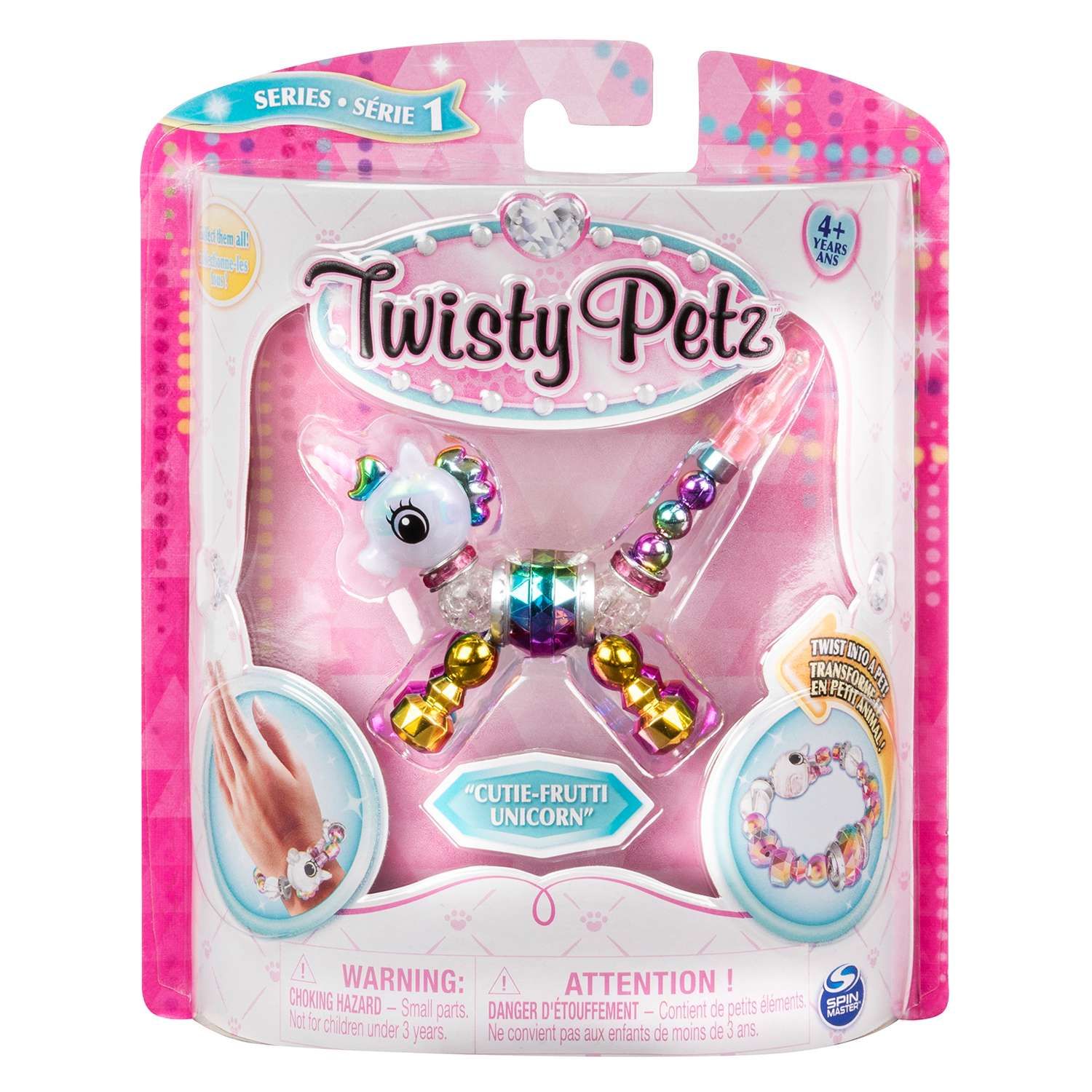 Набор Twisty Petz Фигурка-трансформер для создания браслетов CutieFrutti Unicorn 6044770/20104518 - фото 1