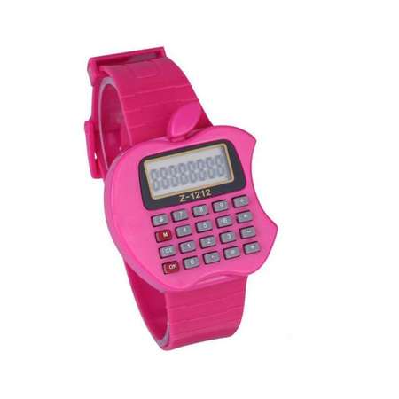 Часы - калькулятор Ripoma Яблоко розовые
