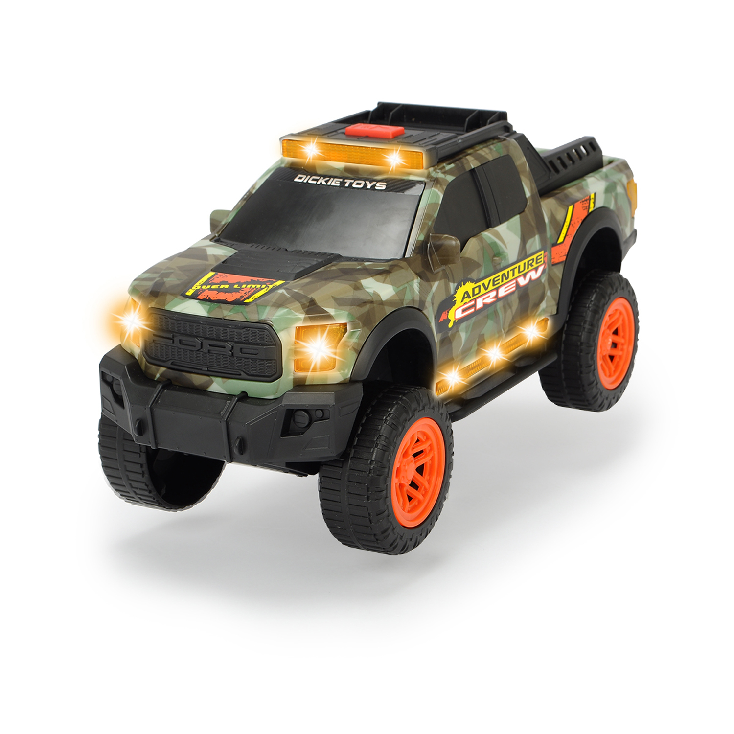 Машинка Dickie Adventure Ford F150 Raptor Уникальный камуфляж 3756001 3756001 - фото 6