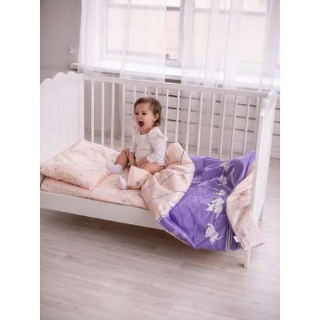 Комплект постельного белья SONA and ILONA детский 3 предмета (120х60 см)