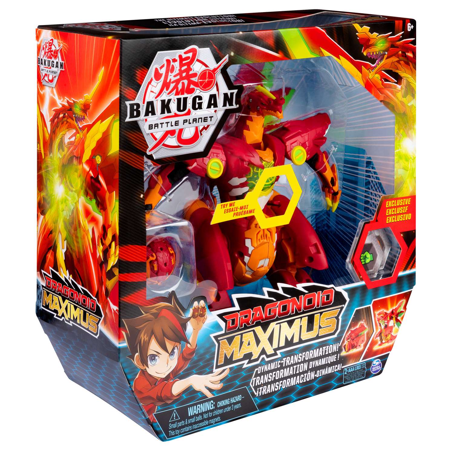 Фигурка Bakugan Драгонойда Максимуса интерактивная 6051243 - фото 3