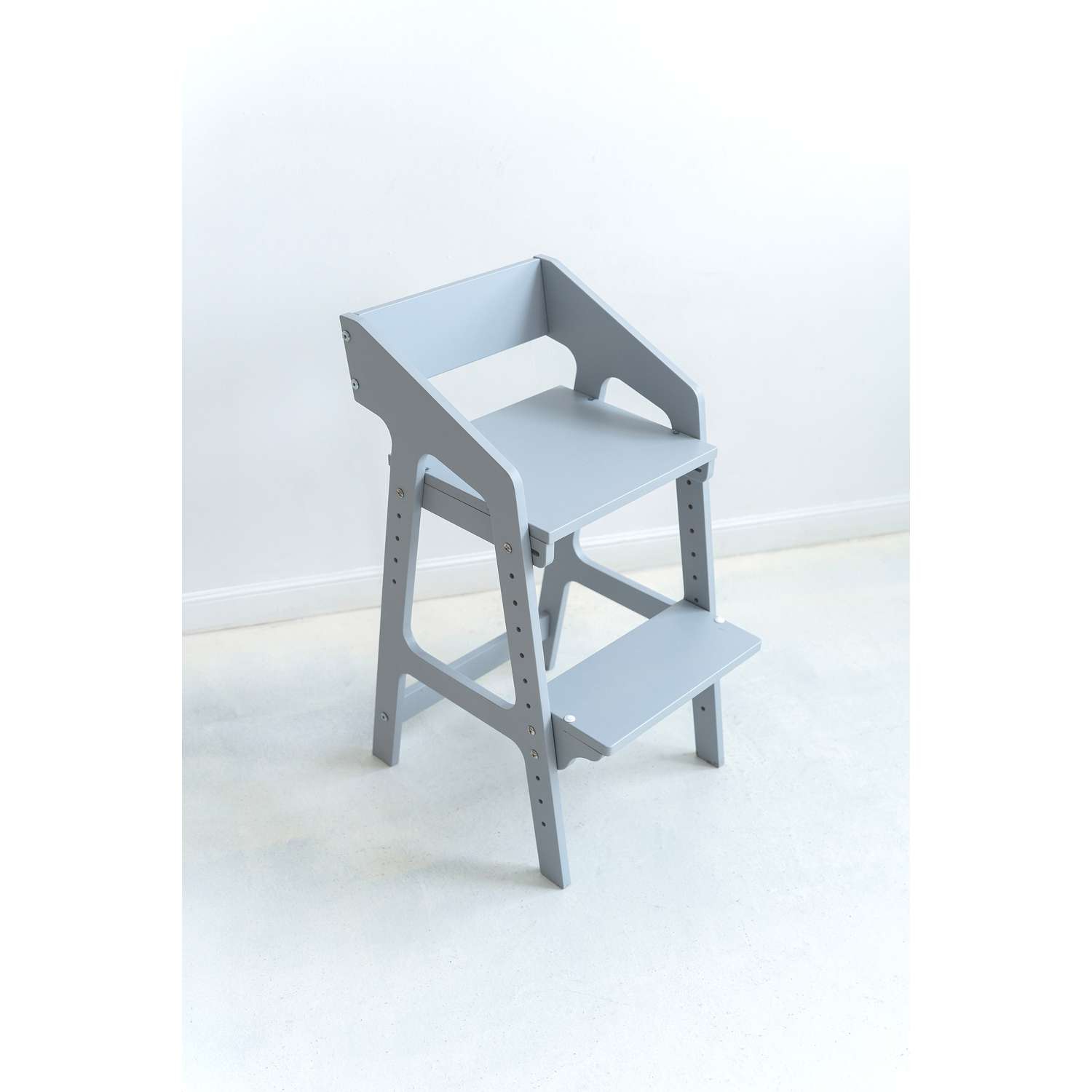 Растущий стул Коняша Для детей серый - фото 4