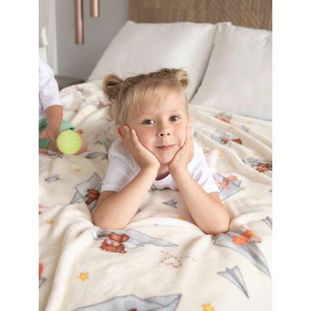 Плед Baby Nice micro flannel Самолётики 100х118 см