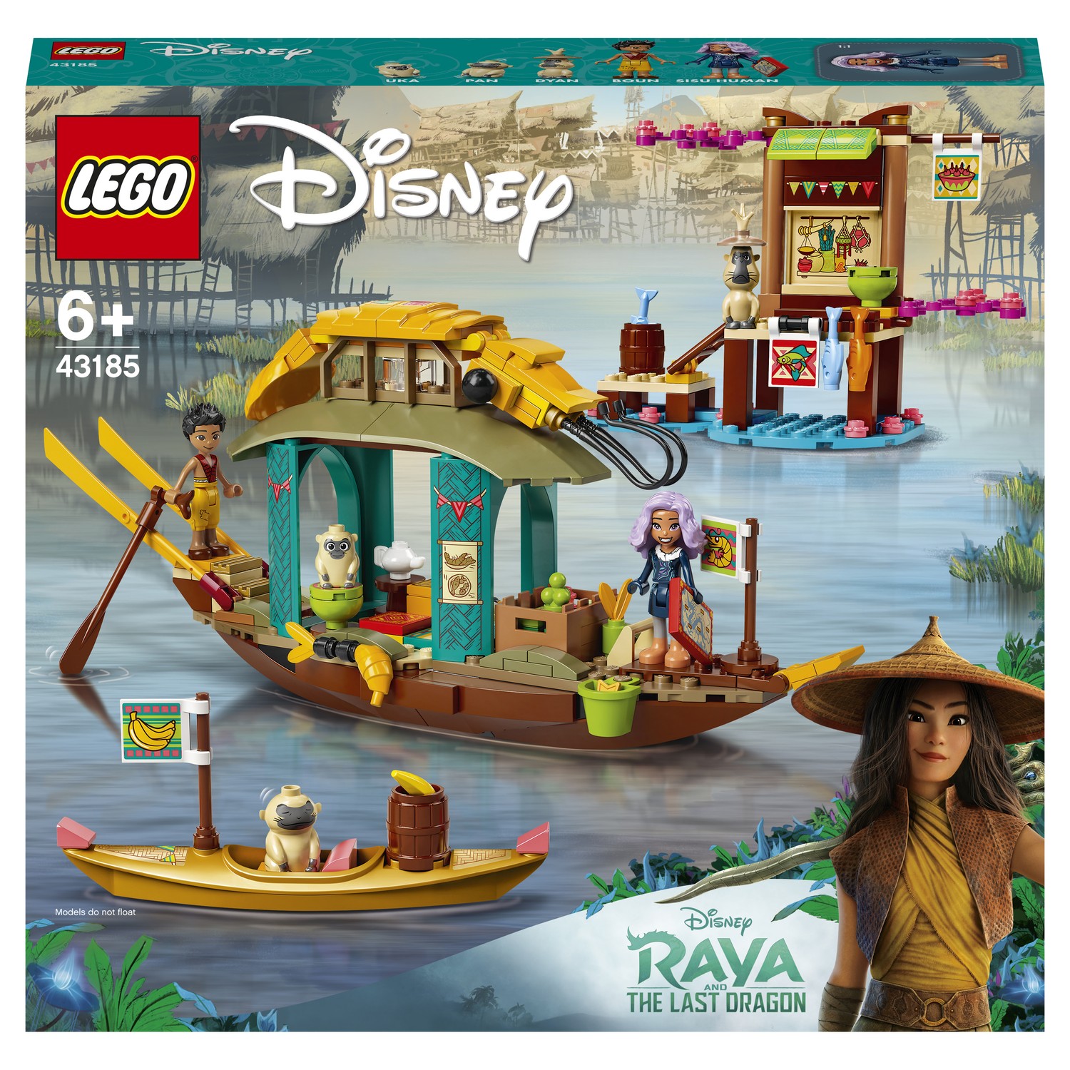 Конструктор LEGO Disney Princess Лодка Буна 43185 купить по цене 1999 ₽ в  интернет-магазине Детский мир