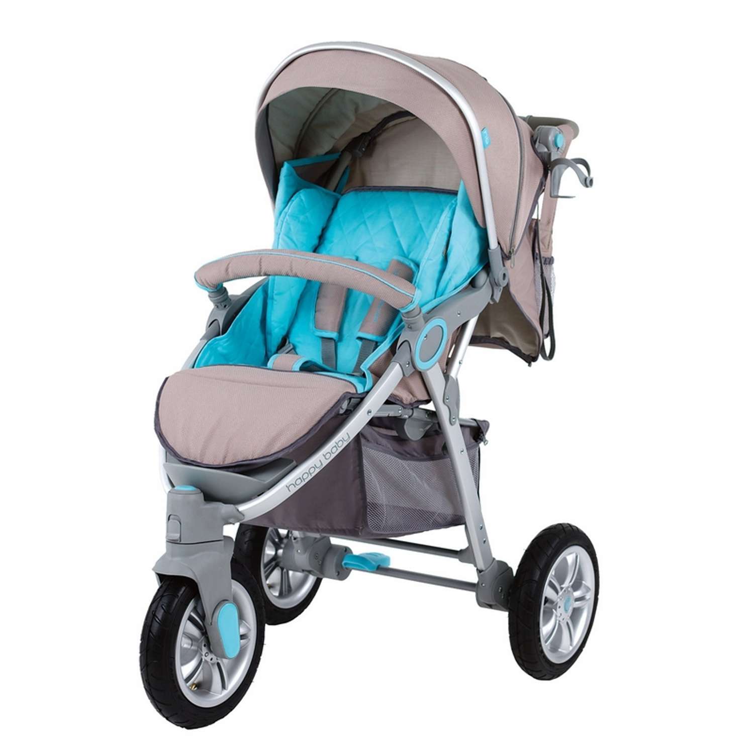 Прогулочная коляска Happy Baby Neon Sport Blue - фото 1