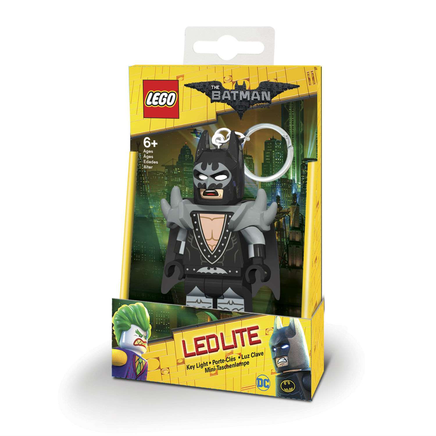 Брелок-фонарик для ключей LEGO Batman Movie-Glam Rocker Batman - фото 2