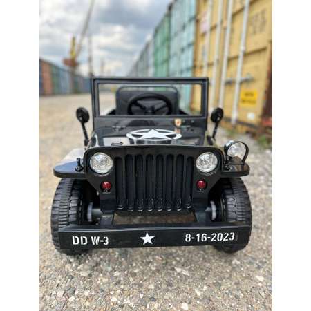 Электромобиль TOYLAND Джип Jeep Willys mini 2628 чёрный