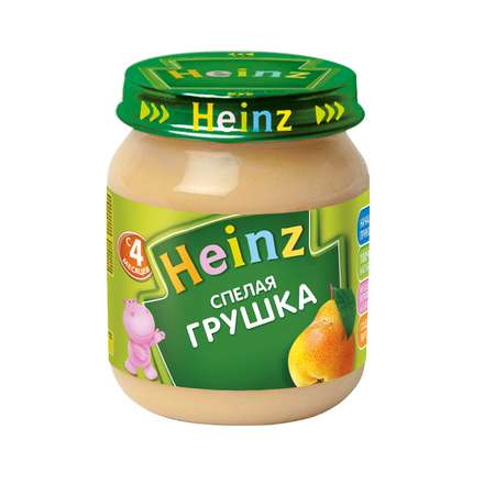 Пюре Heinz спелая грушка 120г с 4месяцев