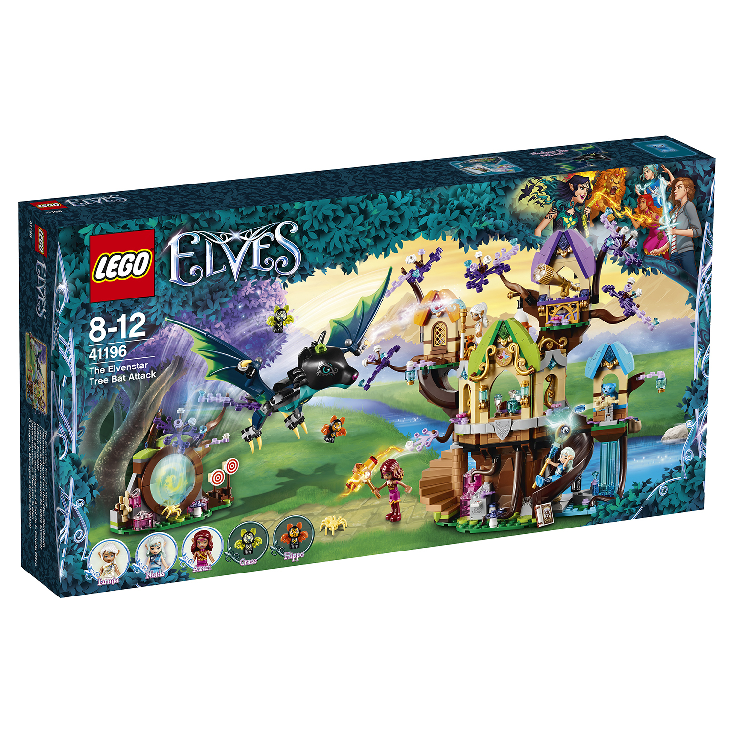 Конструктор LEGO Elves Нападение летучих мышей на Дерево эльфийских звёзд  41196 купить по цене 5999 ₽ в интернет-магазине Детский мир